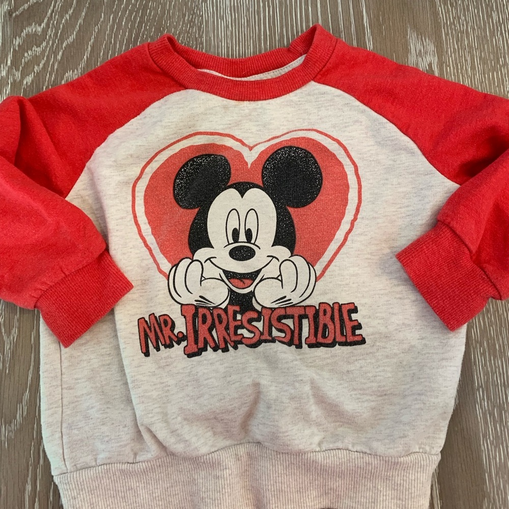 Mickey sweatshirt size 2T